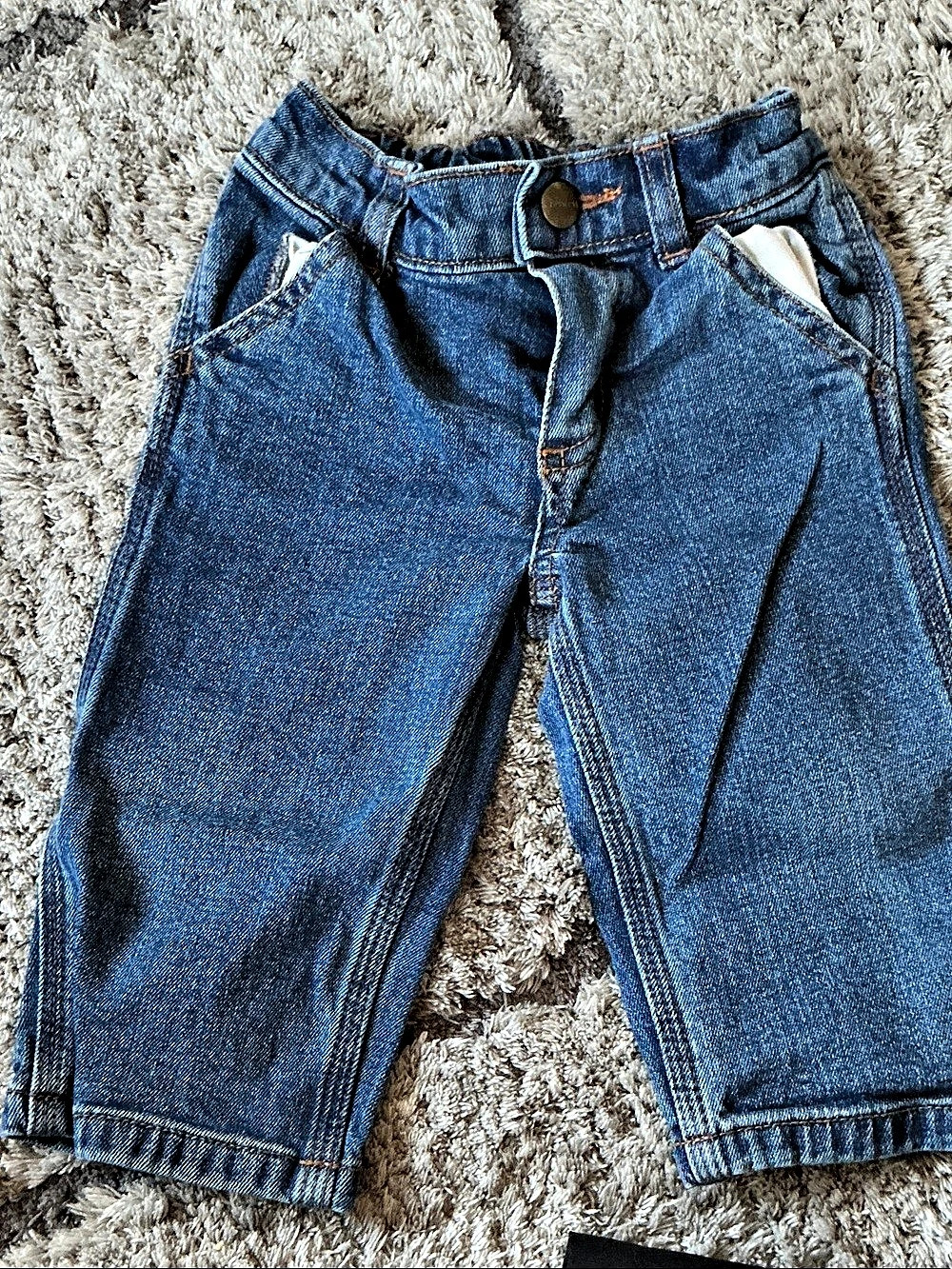 Carhartt B8375-B Baby 9M Blue Jeans Like New
